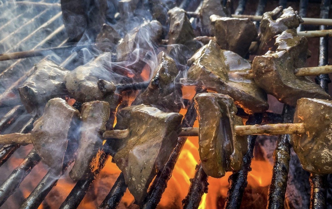 Los anticuchos de Susanita.